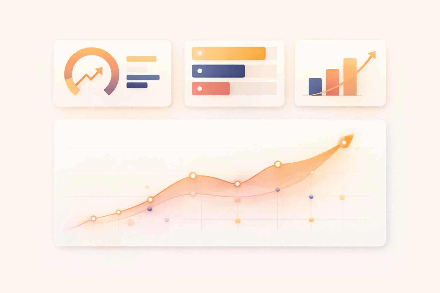 GEO analytics dashboard displaying key performance metrics including AI visibility rate, citation frequency, and conversation-to-click rate for measuring Generative Engine Optimization success